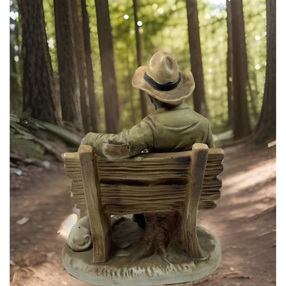 HOBO Bench‎ Pipe Dog Fine Quality Porcelain Very Nice!